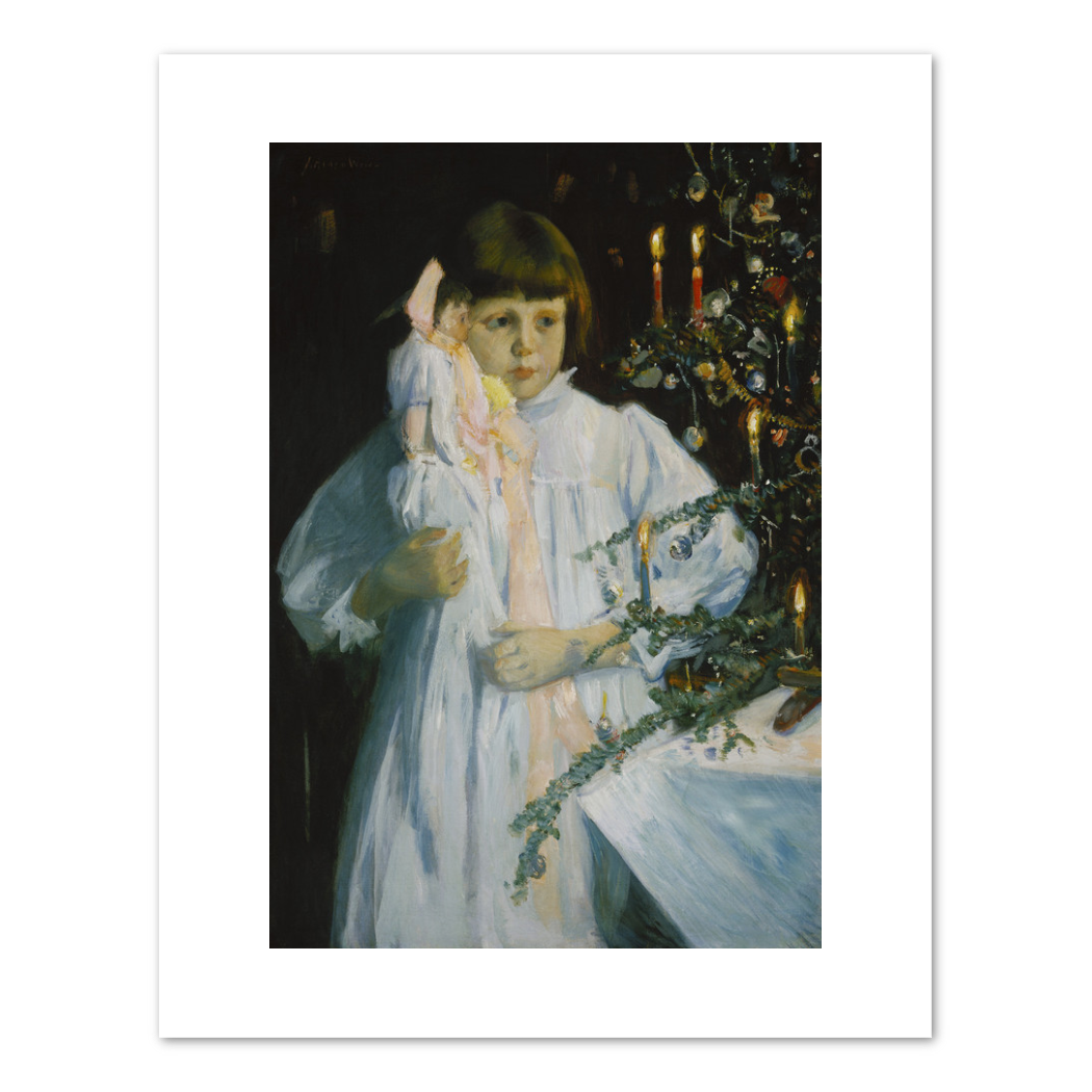 Julian Alden Weir, The Christmas Tree, 1890, Terra Foundation for American Art. Fine Art Prints in various sizes by 1000Artists.com